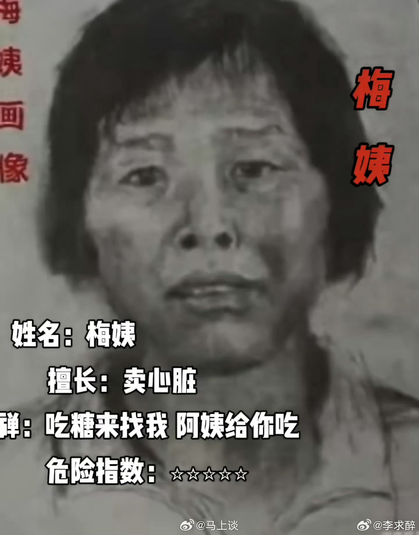 梅姨被逮捕多年来一直只在网络上留有照片、身份成谜的“梅姨”，如今终于落网归案。要