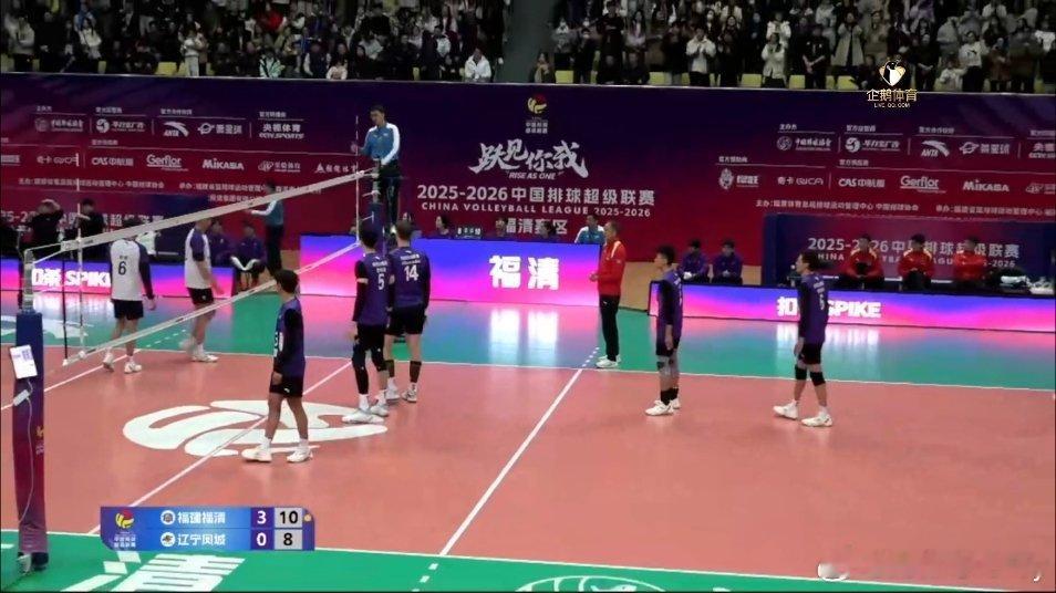 排超福建男排和辽宁进入金局争夺，接近尾声了。排超中国男排超级联赛