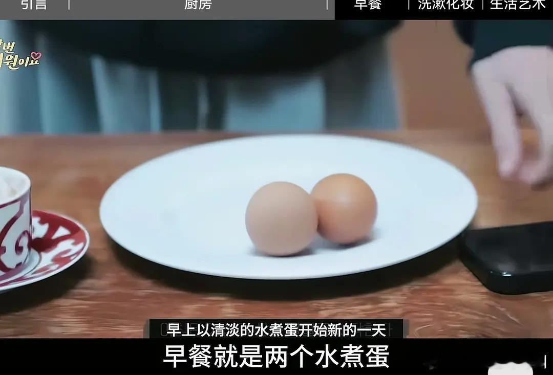 河智苑这生活习惯：早上起床先搜自己 再一边看中国经典电视剧三国演义一边吃两颗水煮