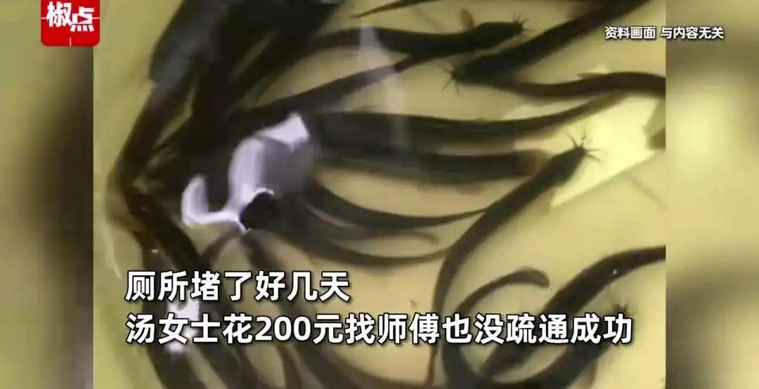 “真是个人才！”浙江衢州，一女子家中马桶堵塞多日，花费200请师傅都没能解决，在