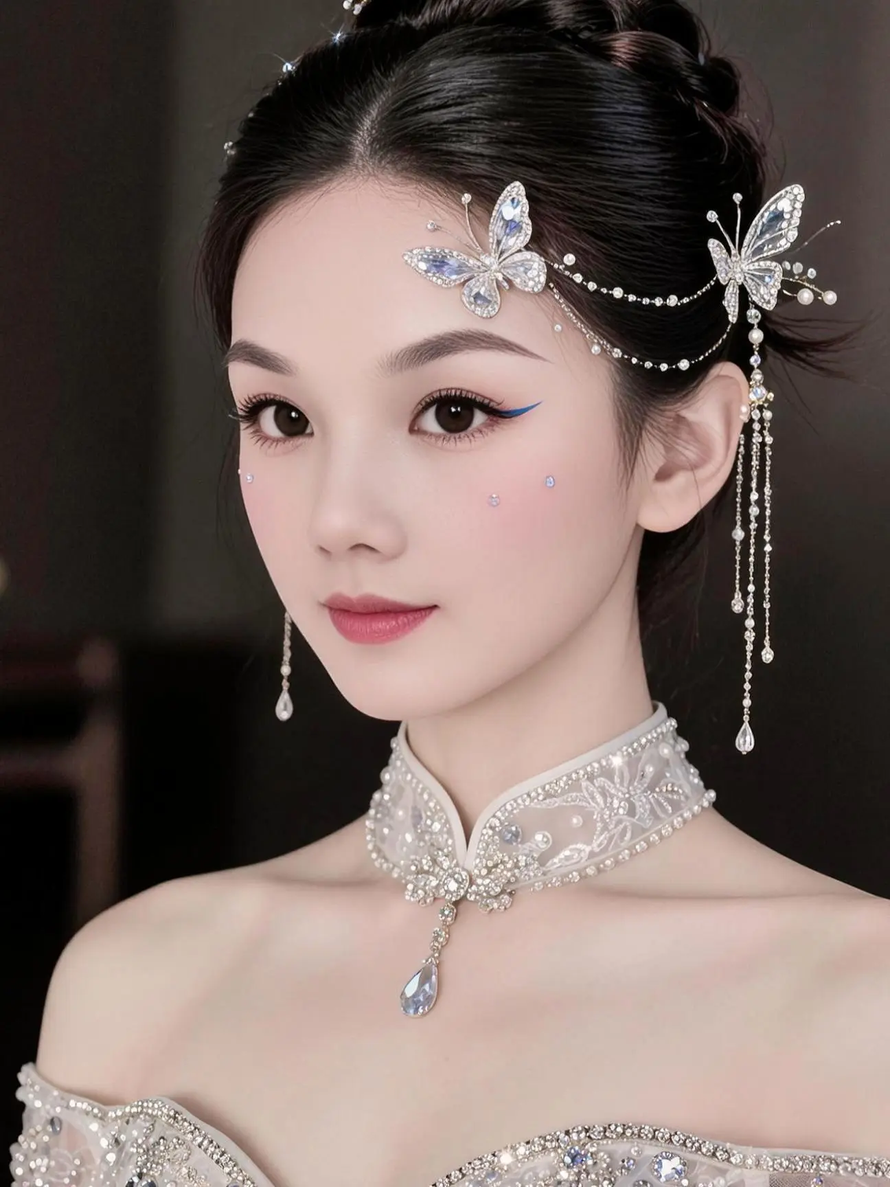 AI冷艳婚纱写真 ai创作