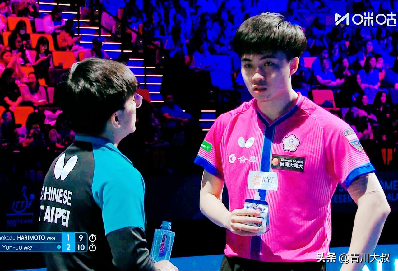 我去！原来林昀儒的教练，也很强呀。
战术非常精细！

前三局
林昀儒2:1领先。