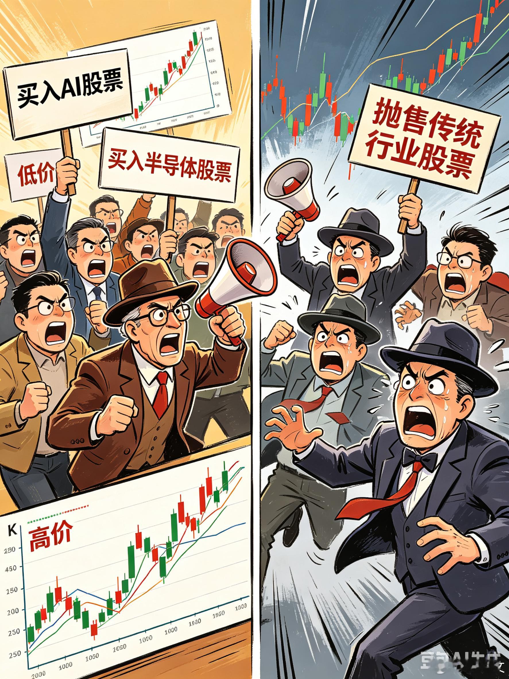 认为AI没有泡沫，那是对正常人智商的侮辱！当然，市场先生多数时候都是疯癫的！他要