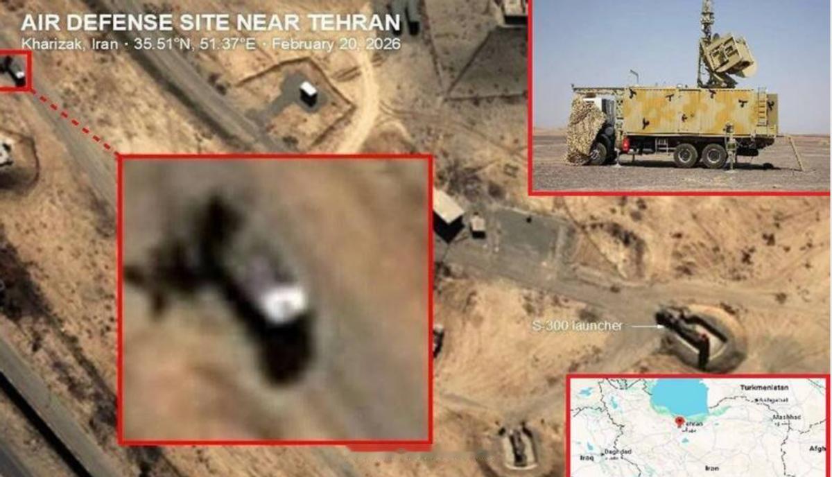 【伊朗急调S-300与电子战车辆防御首都】

伊朗军方近期在德黑兰周边紧急部署防