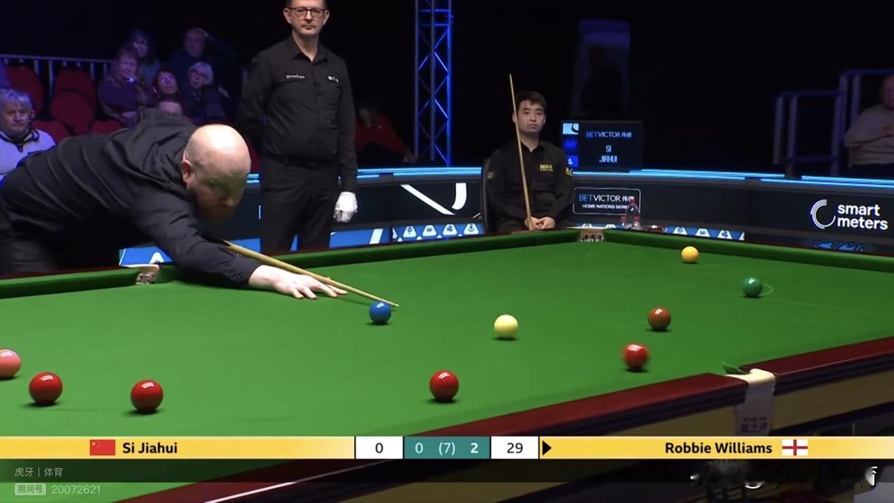 斯诺克威尔士公开赛第一轮最新战报：斯佳辉2:4不敌罗比.威廉姆斯无缘32强，斯佳