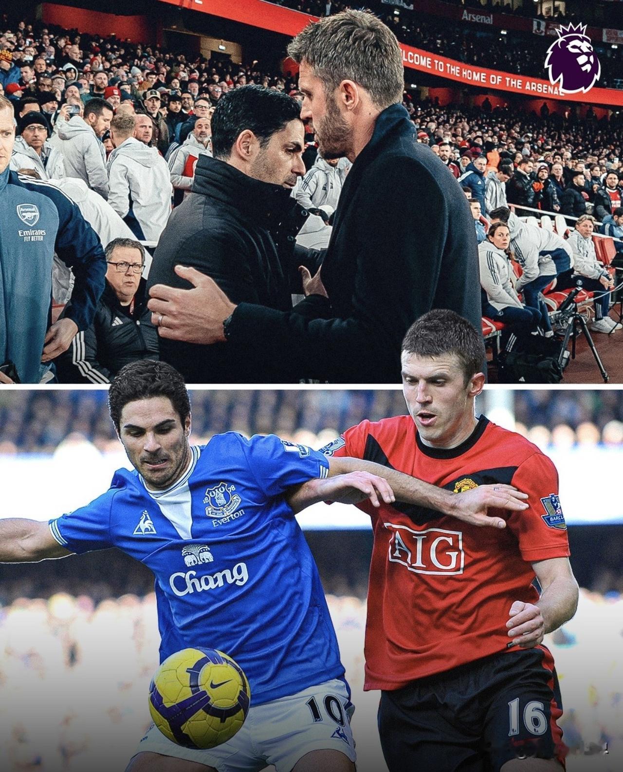 卡里克和阿尔特塔，现在分别是曼联和阿森纳的主帅。但在2006至2014年之间，他