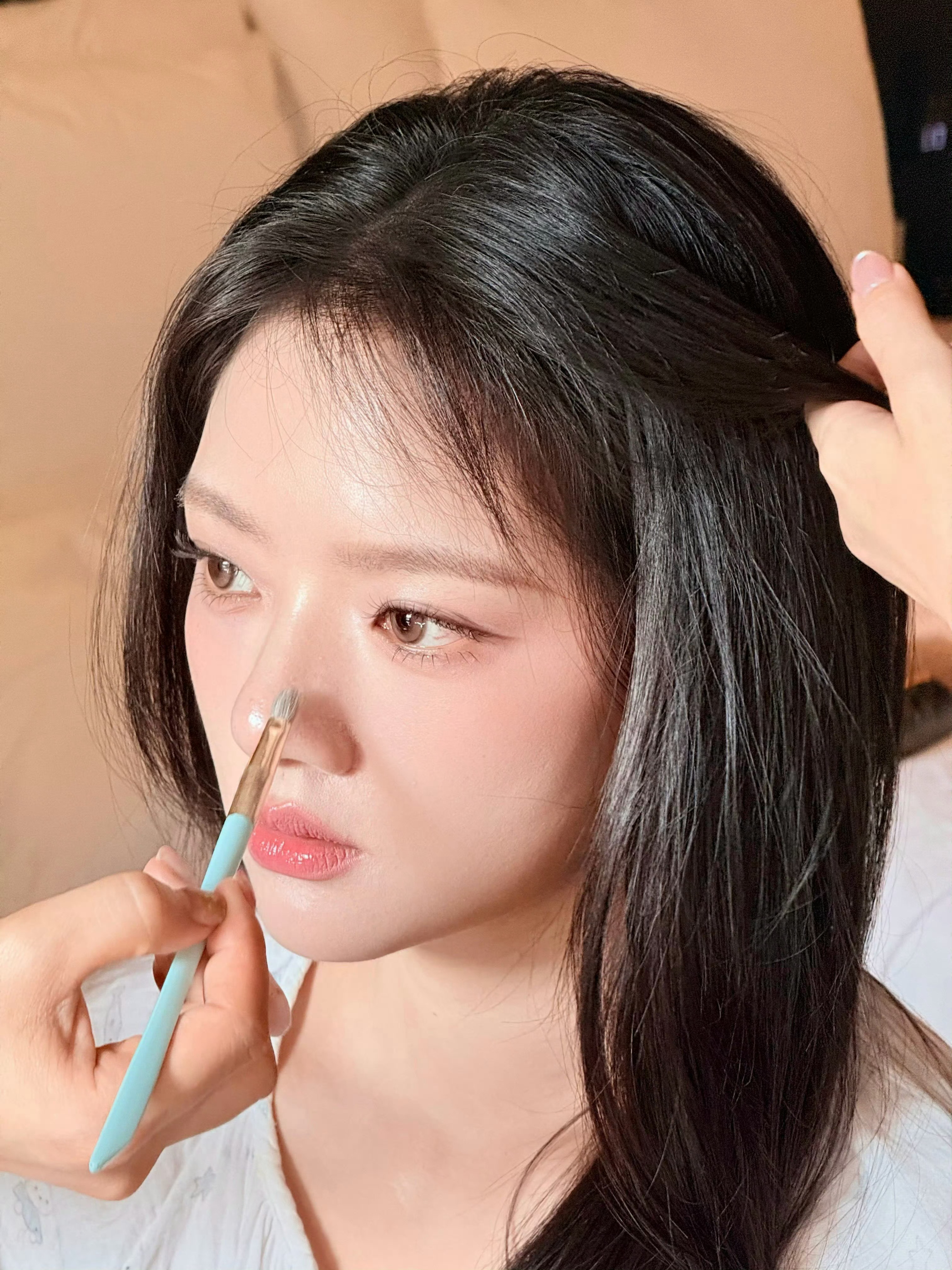 任敏好完美的化妆怼脸皮肤状态哇…[捂嘴哭]任敏化妆怼脸live任敏怼脸皮肤状态 