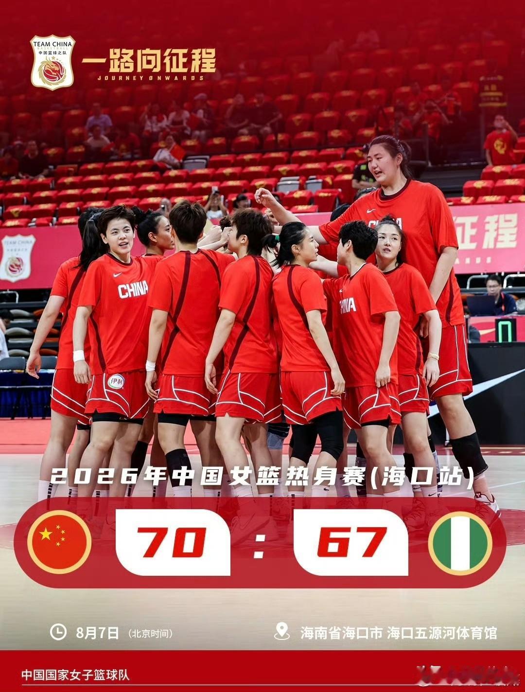 赢球却遭骂？中国女篮战术陈旧冲上微博热搜！

昨晚，中国女篮与来访的尼日利亚女篮
