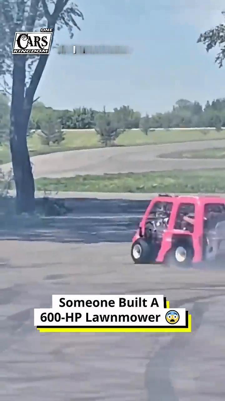 Someone Built A 600-HP Lawnmower，ISpeed 