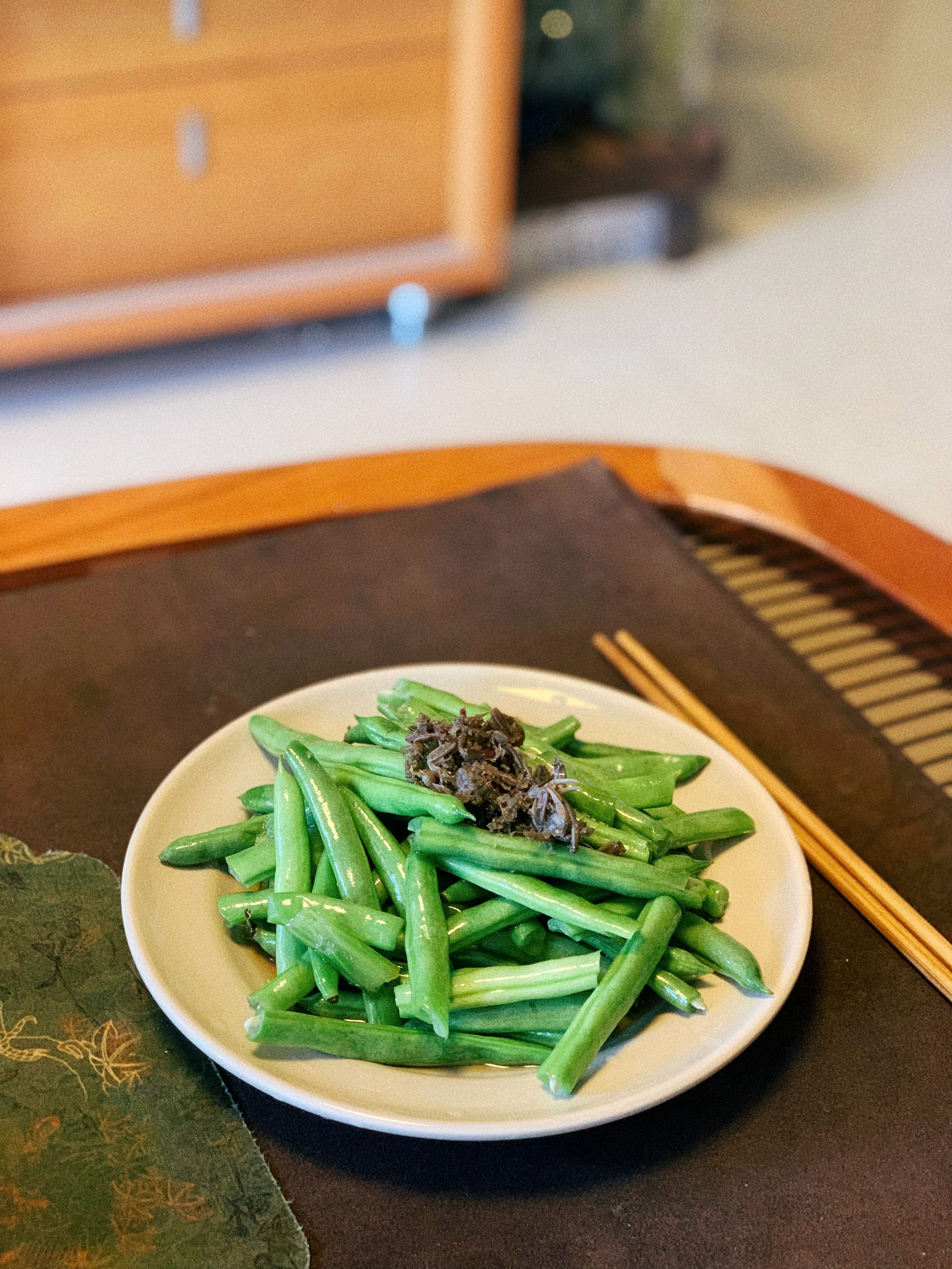 北海名菜（沙蟹汁豆角）我最爱ᰔᩚ 