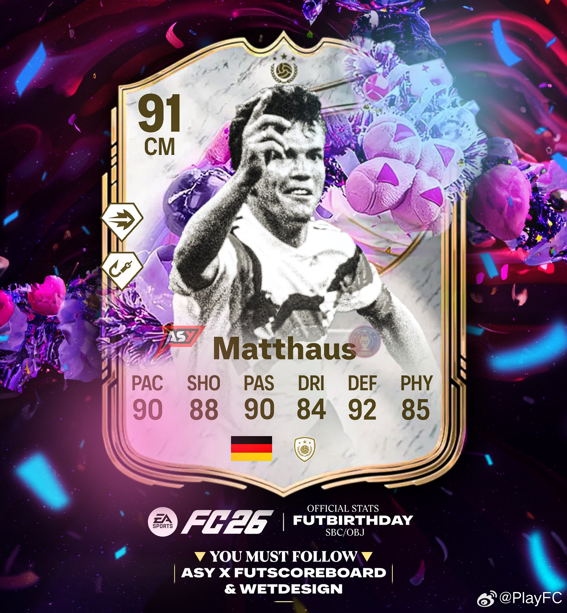 FUT Birthday传奇球星马特乌斯的SBC即将推出。FC26