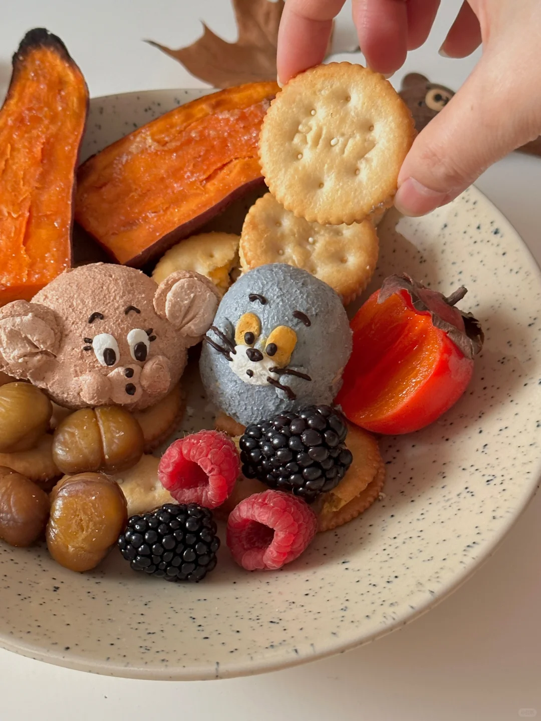 Tom &Jerry🍁秋日夹心饼干酸奶碗