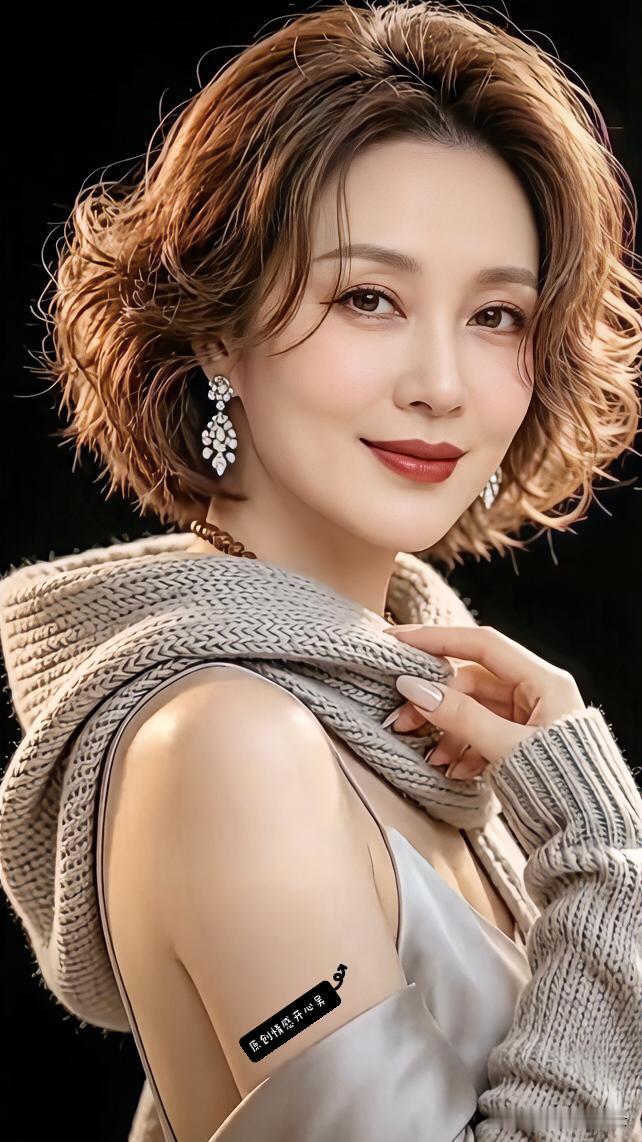 岁数可以大，气质不能差，我想不明白，许多女人还没老，就喜欢将自己装扮成老人了。