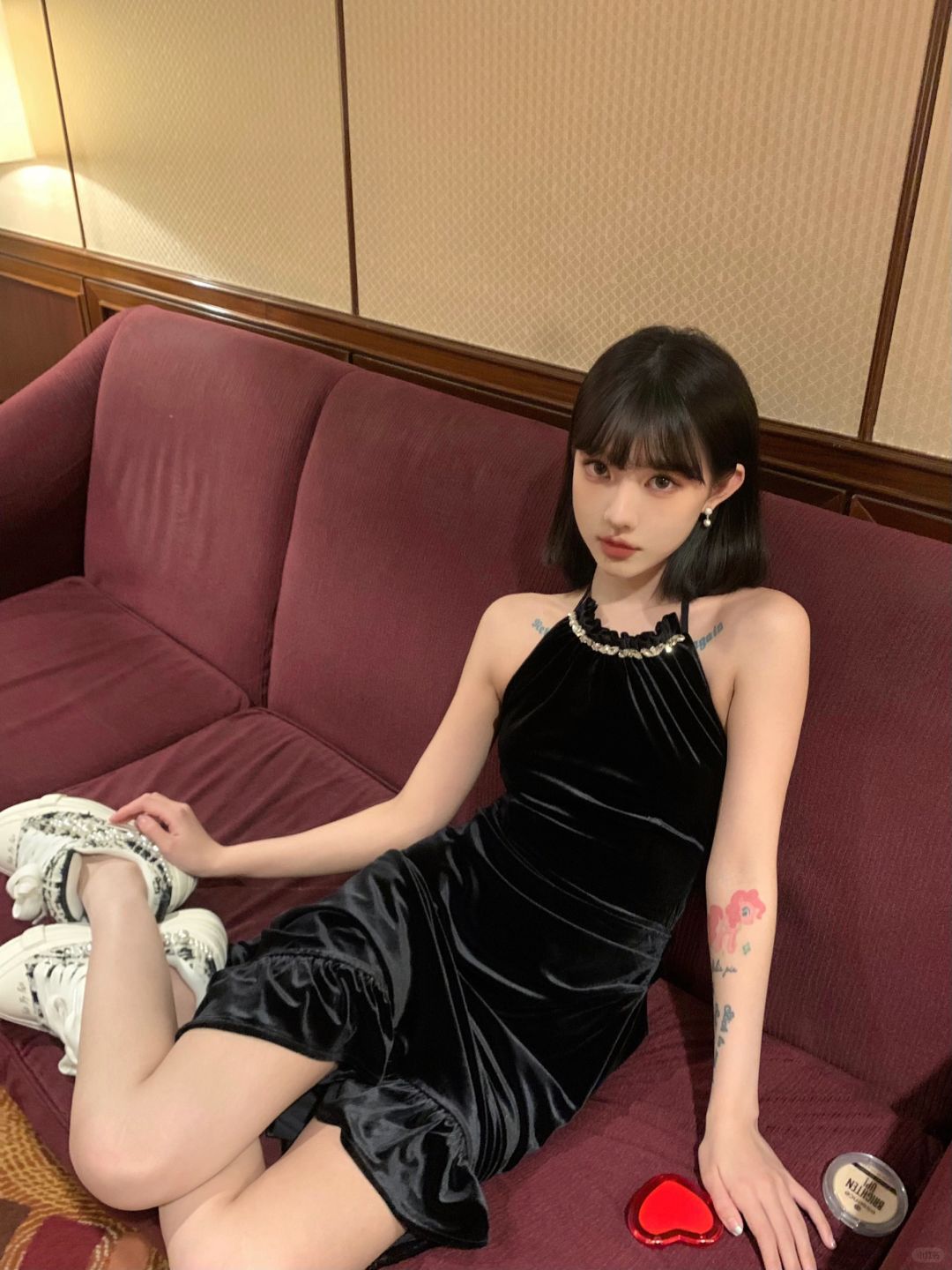 ready to escape from the dinner party