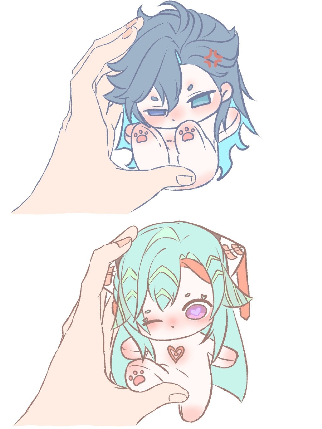 大司命和小缘宝宝～#夏日次元盛典##热游一夏挑战##超级红人节# ​​​