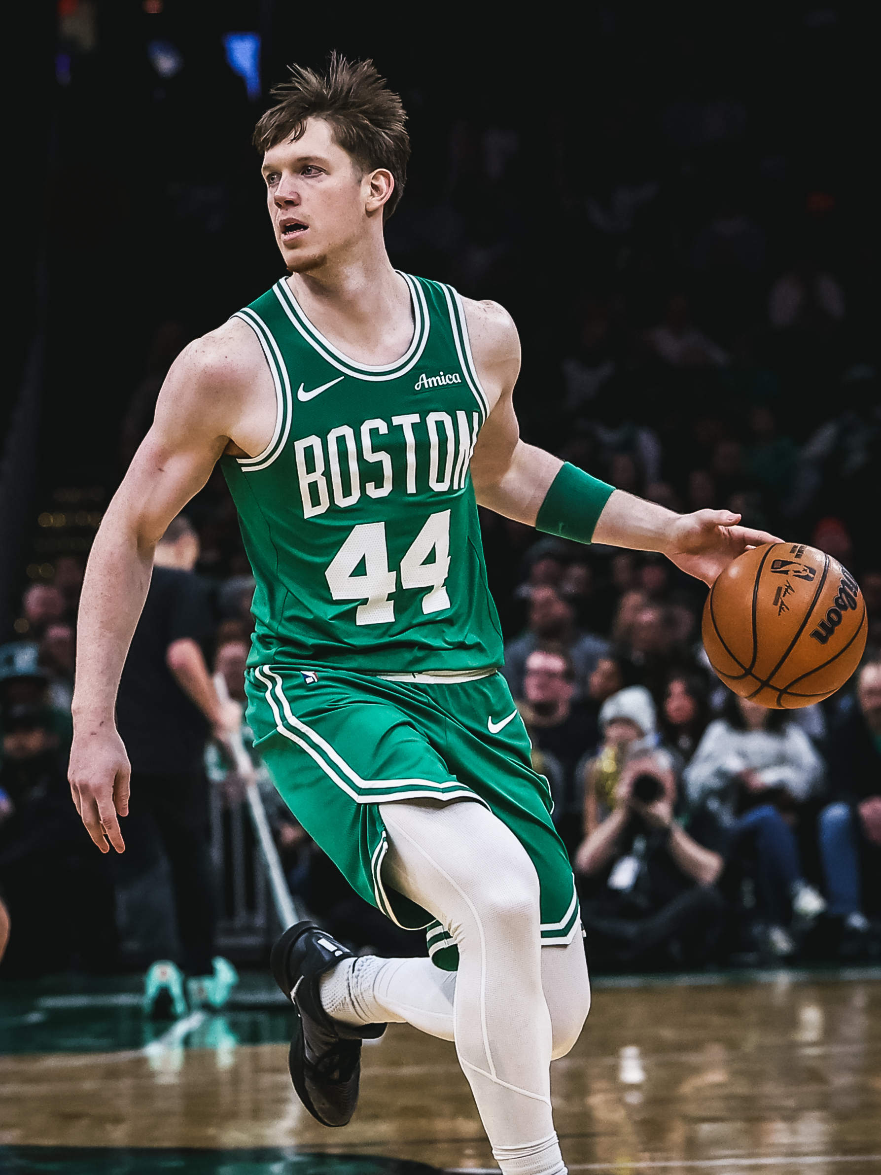 恭喜舒尔加拿到生涯首个NBA进球👏舒尔加成为球队历史上首位在同一天为波士顿凯尔