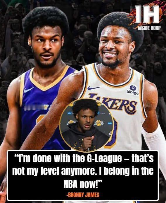 布朗尼说，自己的水准已经超过发展联盟了，他现在是一个真正的NBA水准的球员了，e