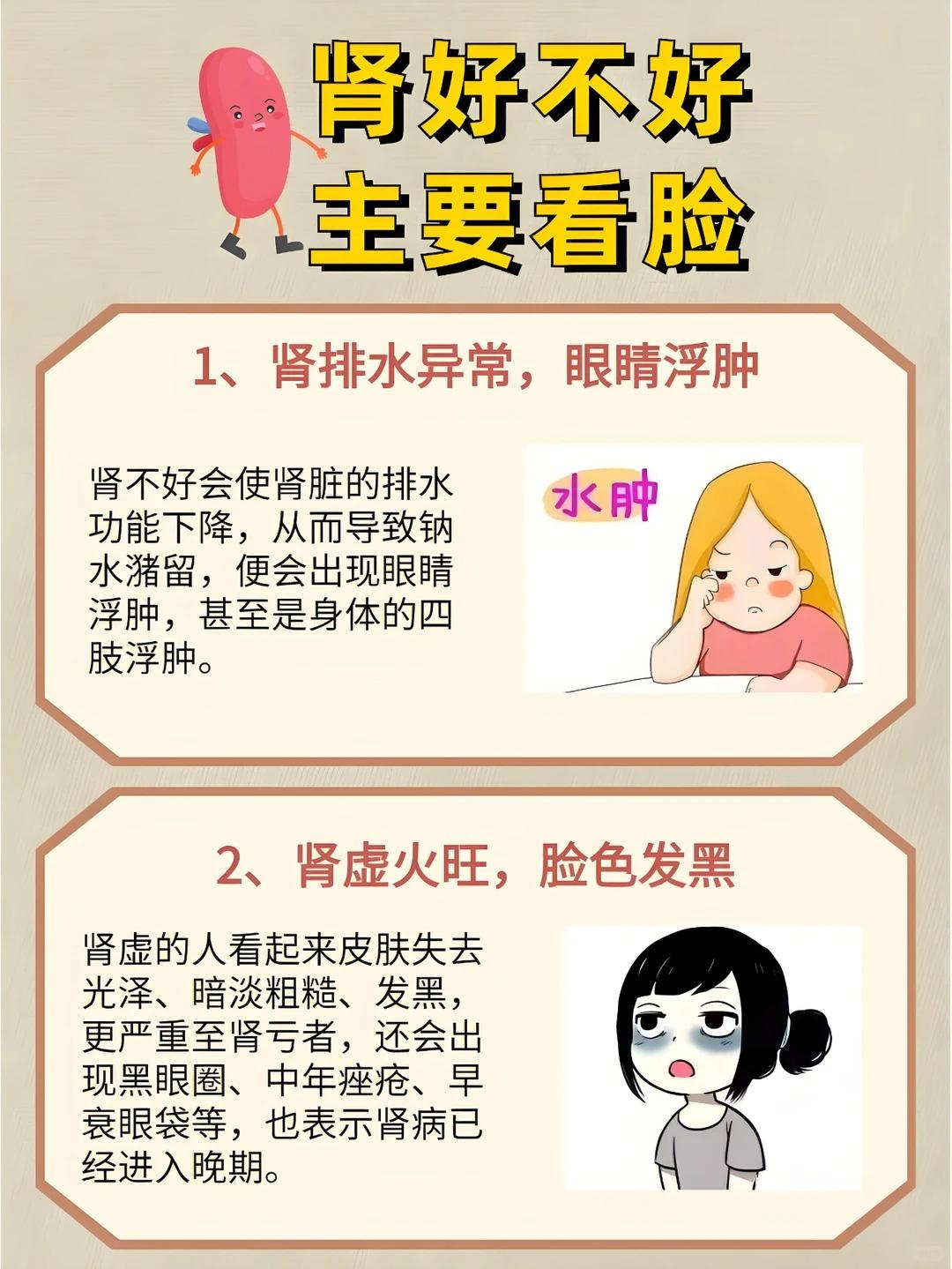 脸就像肾的镜子，肾好不好主要看脸！