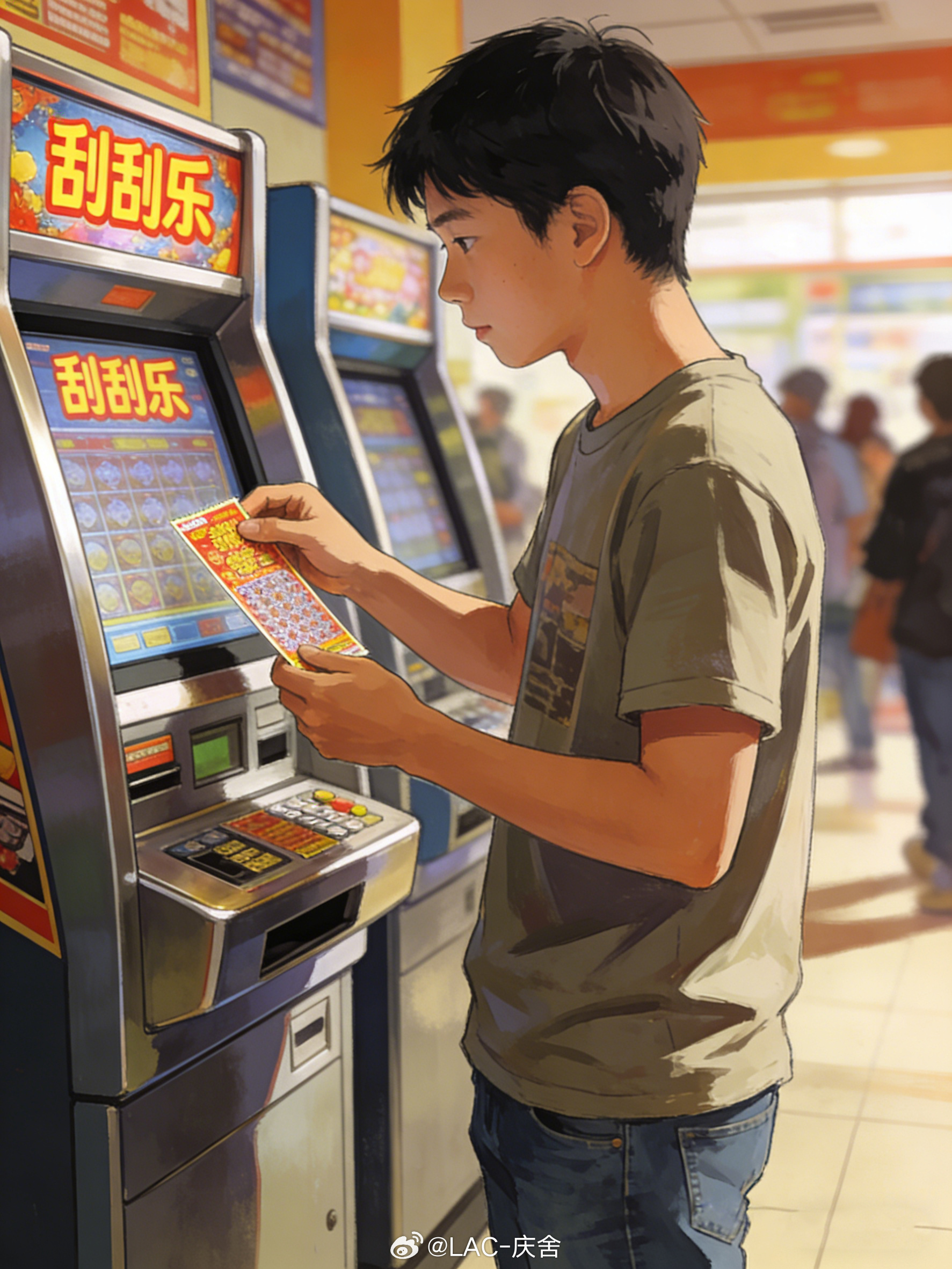 男子6元买彩票留店里竟然中了707万 这真是锦鲤附体，去年我在高速服务区花十元买