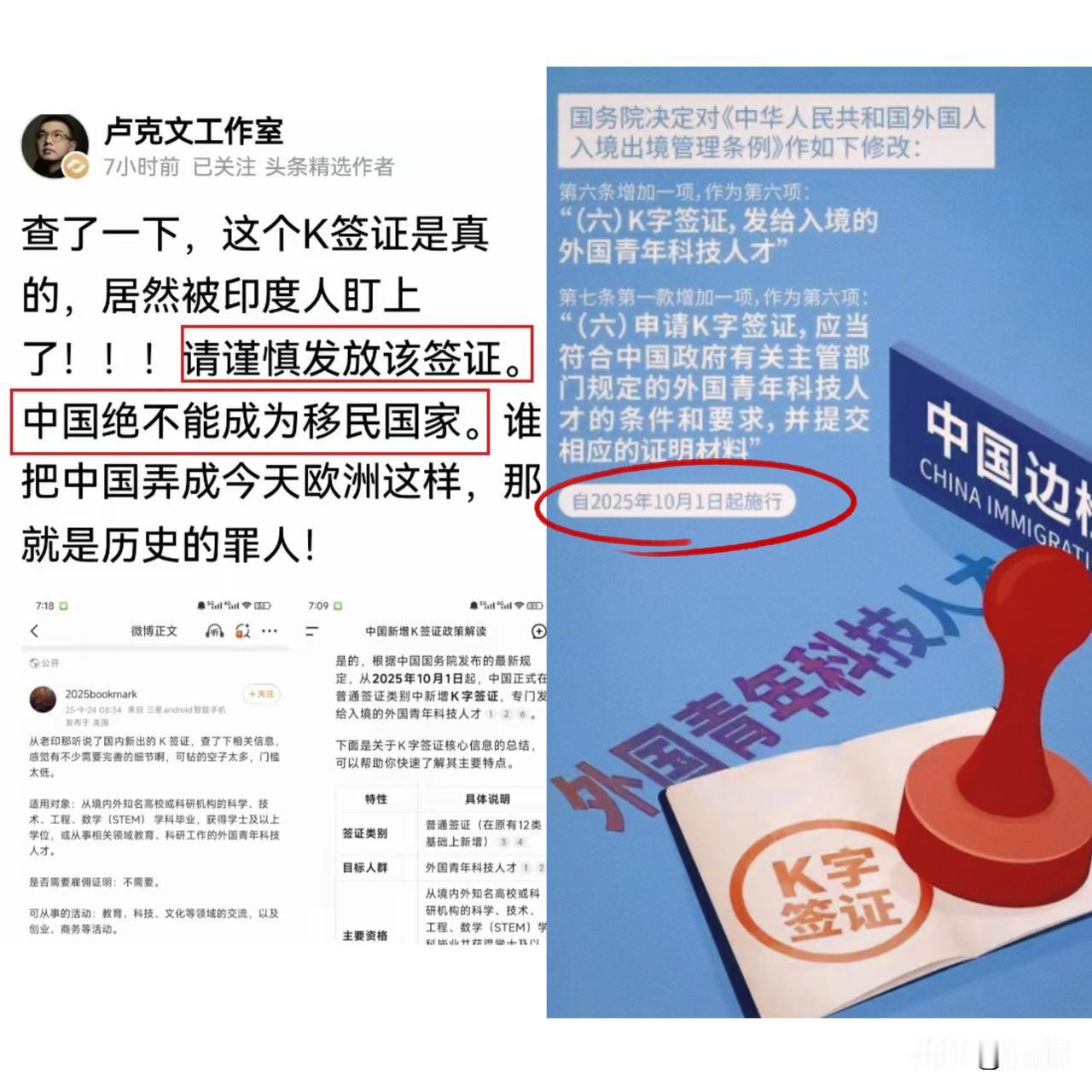 K字签证10月1日生效，
这扇“人才之门”到底该怎么开？
卢克文说得在理，全民讨