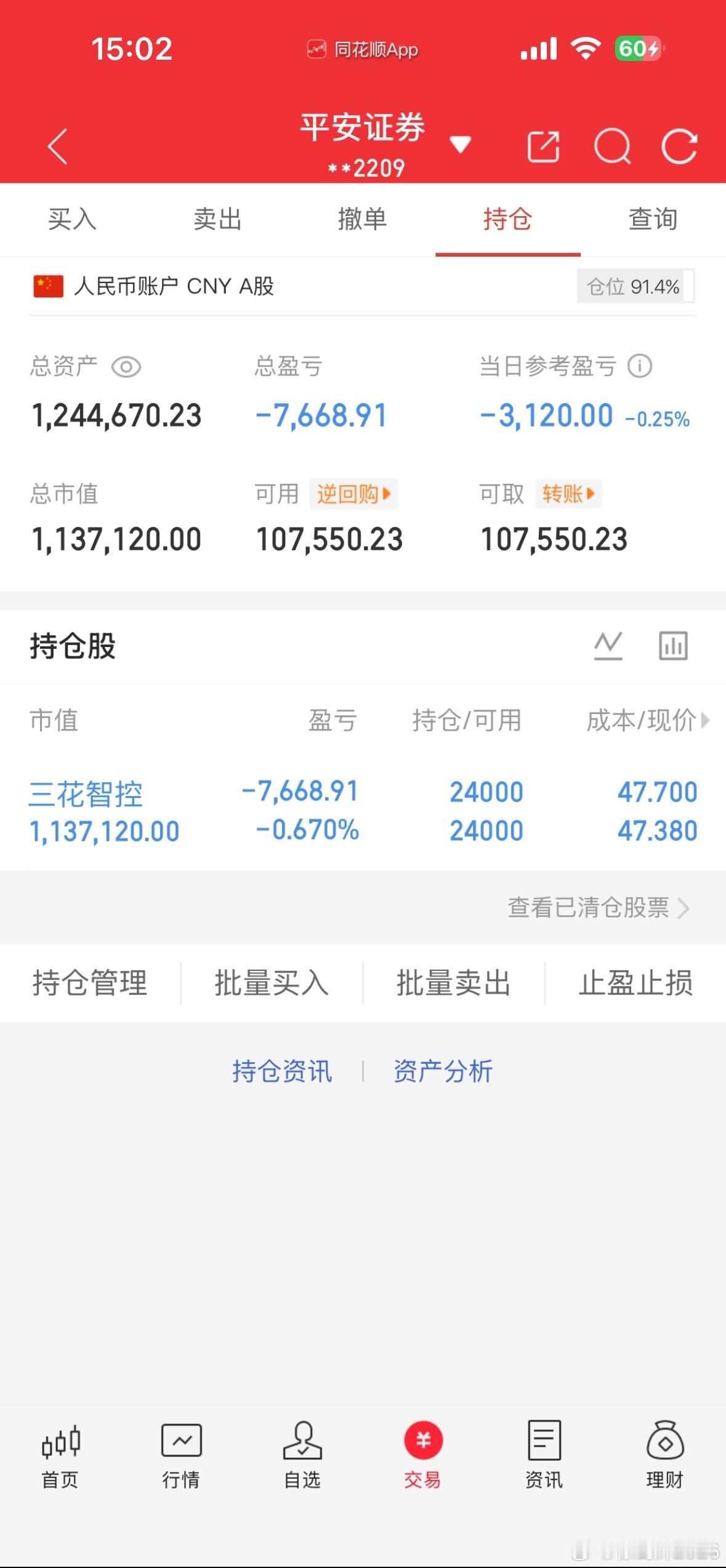 6月8日收盘记纳入100w本挑战一年翻5倍（第 5  天）！我会每天坚持更新，希