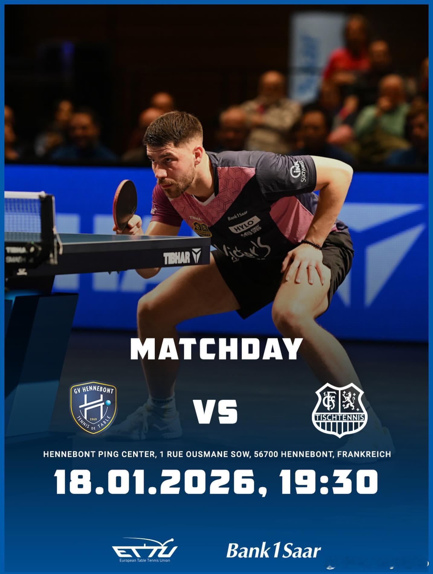 亨尼邦🆚萨尔布吕肯 今晚比赛日海报 