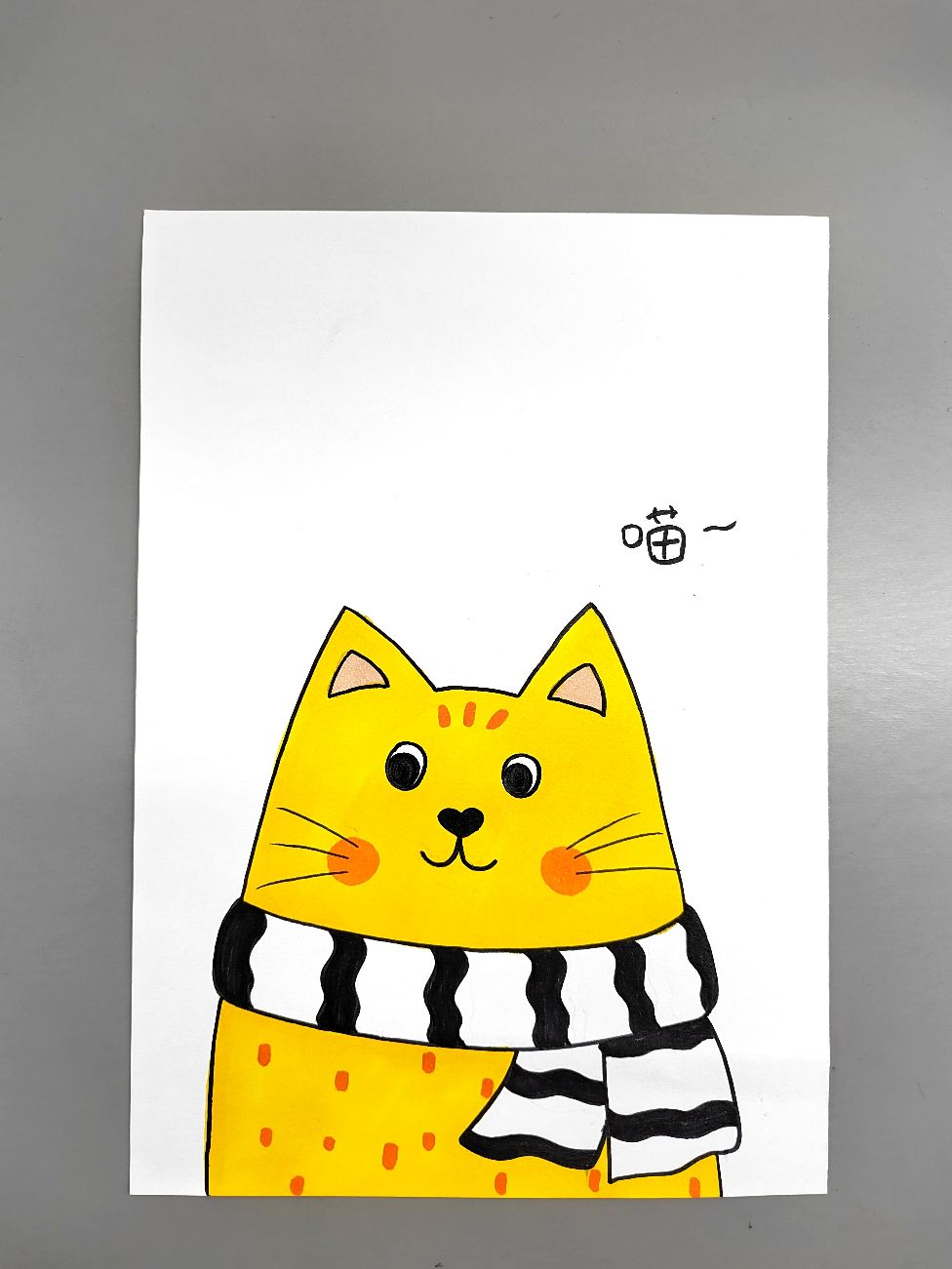 一起来画可爱的大胖橘猫吧，简单有趣