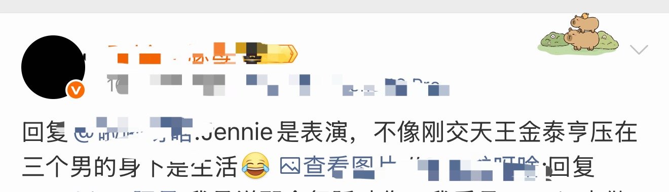 如何看待jennie大fan乳///骂金泰亨？ 