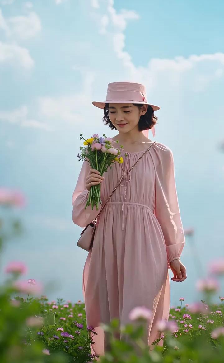 今天的花好像比昨天更甜。你看春天都跑到我花树里了。