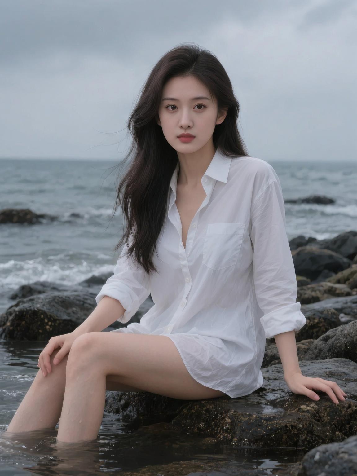 AI阴天纯欲写真 抖音ai创作