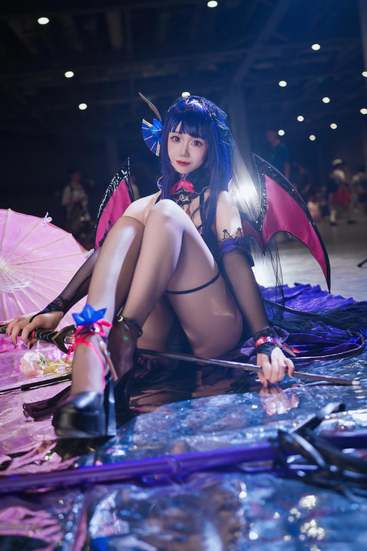 恶魔版雷电将军，后背带小翅膀的哦！  