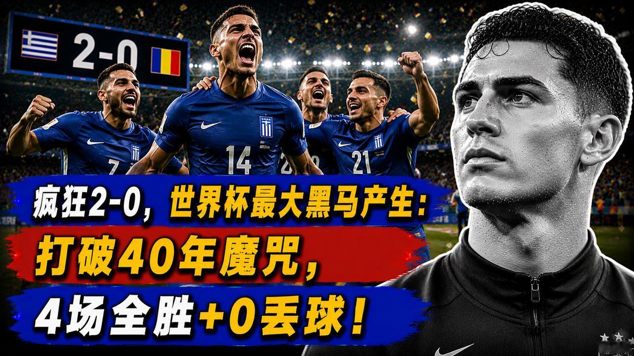 疯狂2-0，世界杯最大黑马产生：打破40年魔咒 4场全胜+0丢球
赛前身价差了整