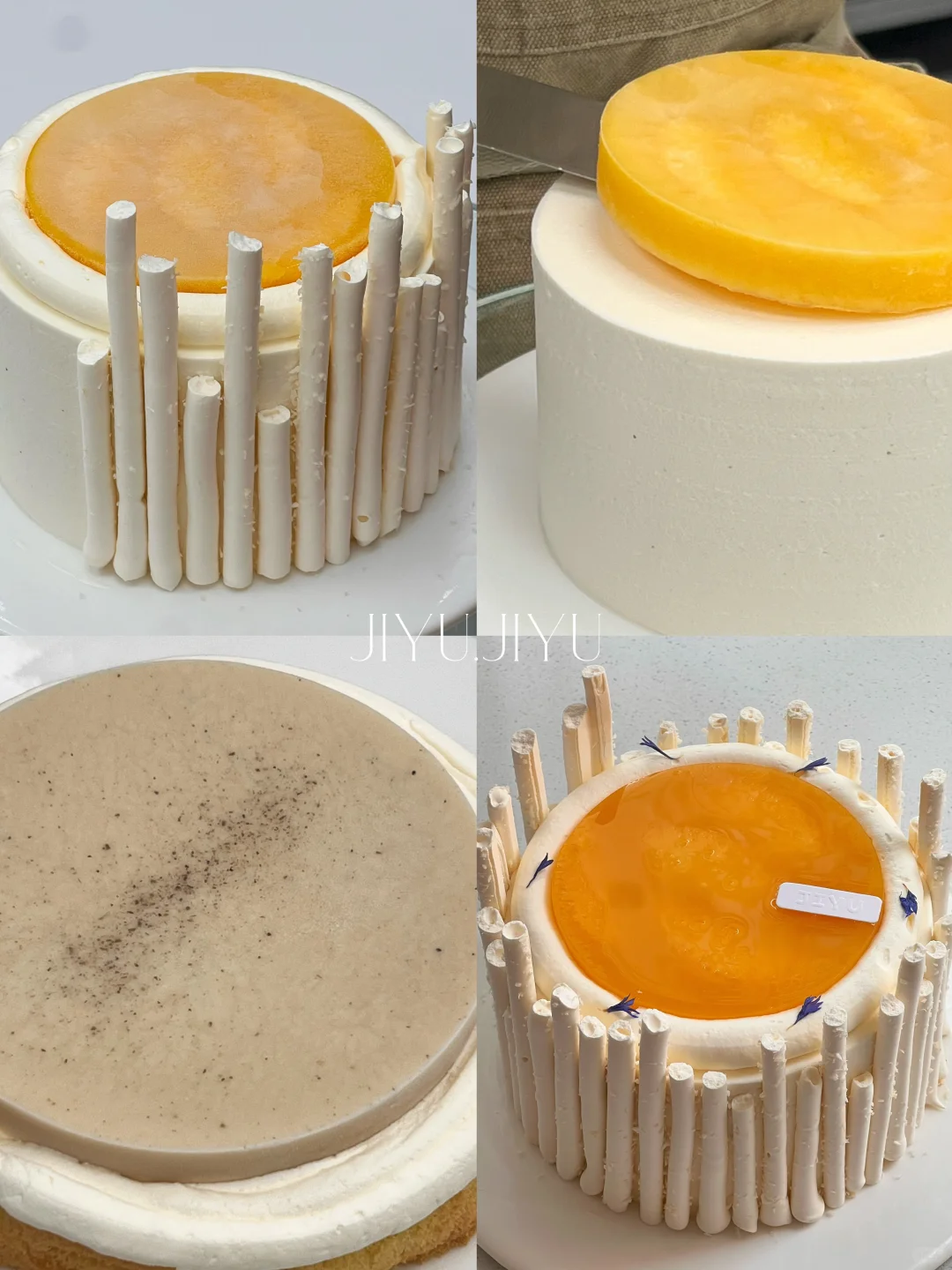 几鱼蛋糕｜香橙茉莉柠檬口味蛋糕 四季经典⑴ 戚风蛋糕咱们是用的香橙口味...