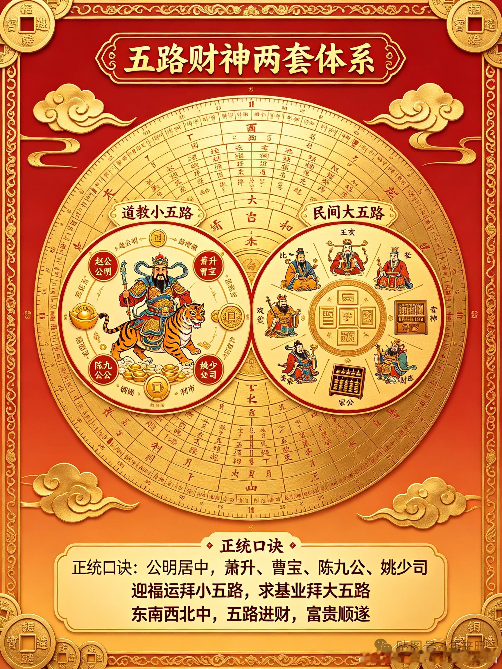 东南西北中五路进财✨一文分清大小五路东南西北中五路进财✨一文分清大小五路很多人正