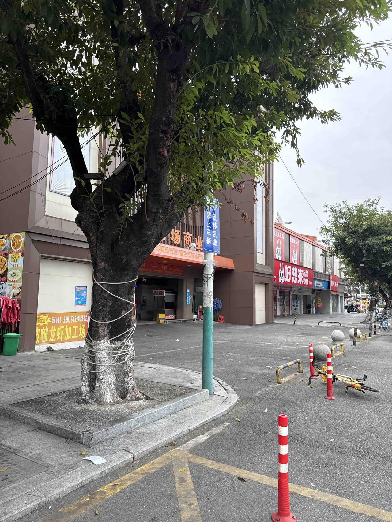 分享一张最近随手拍的照片这商业街曾经也是人潮汹涌，如今随着城市电商的发展，像这样