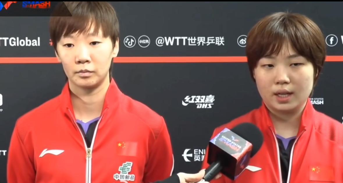 王曼昱/蒯曼女双晋级决赛后展望决赛对阵张本美和/早田希娜：
王曼昱/蒯曼3:0王