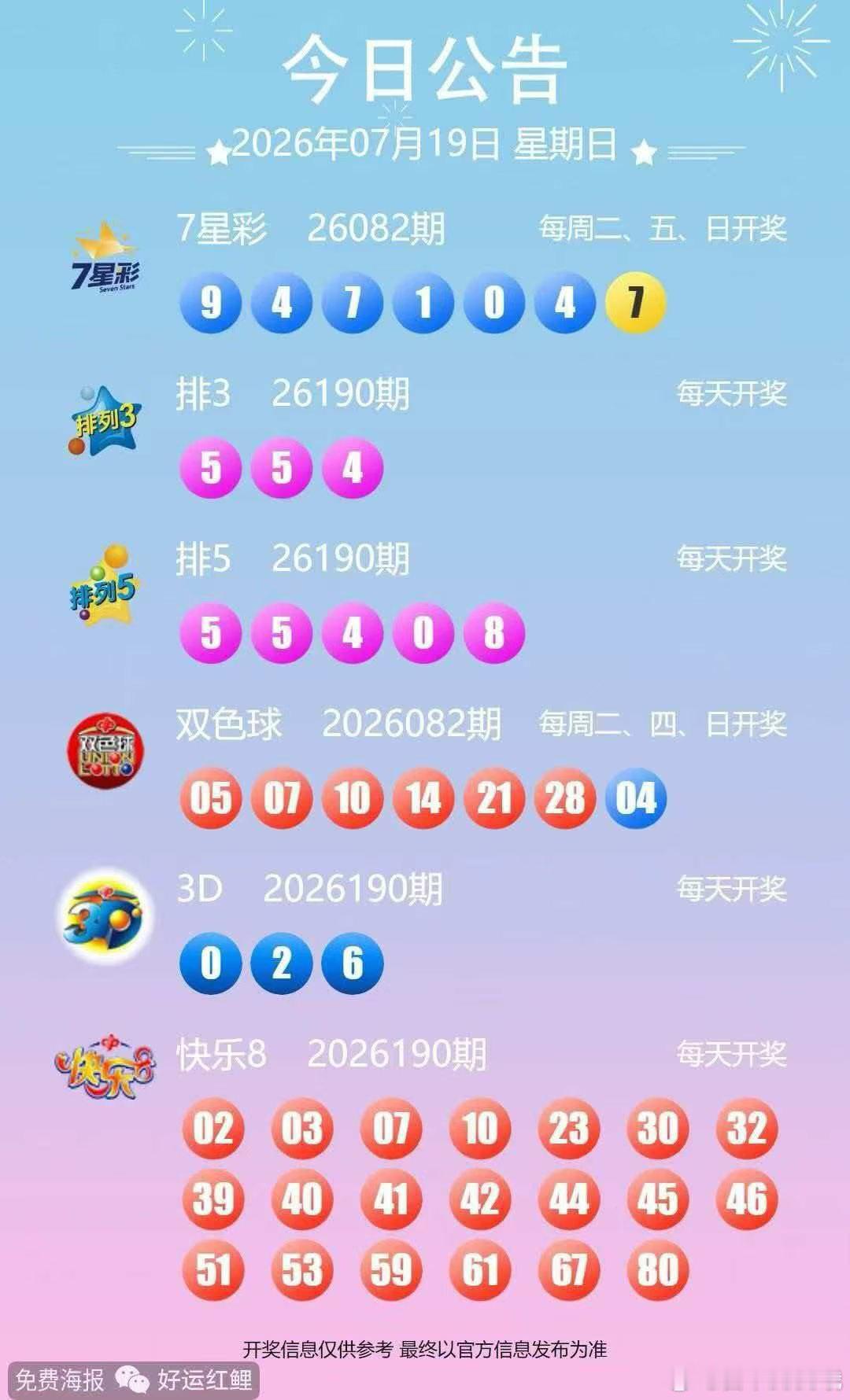今晚开奖信息7月19日 永州