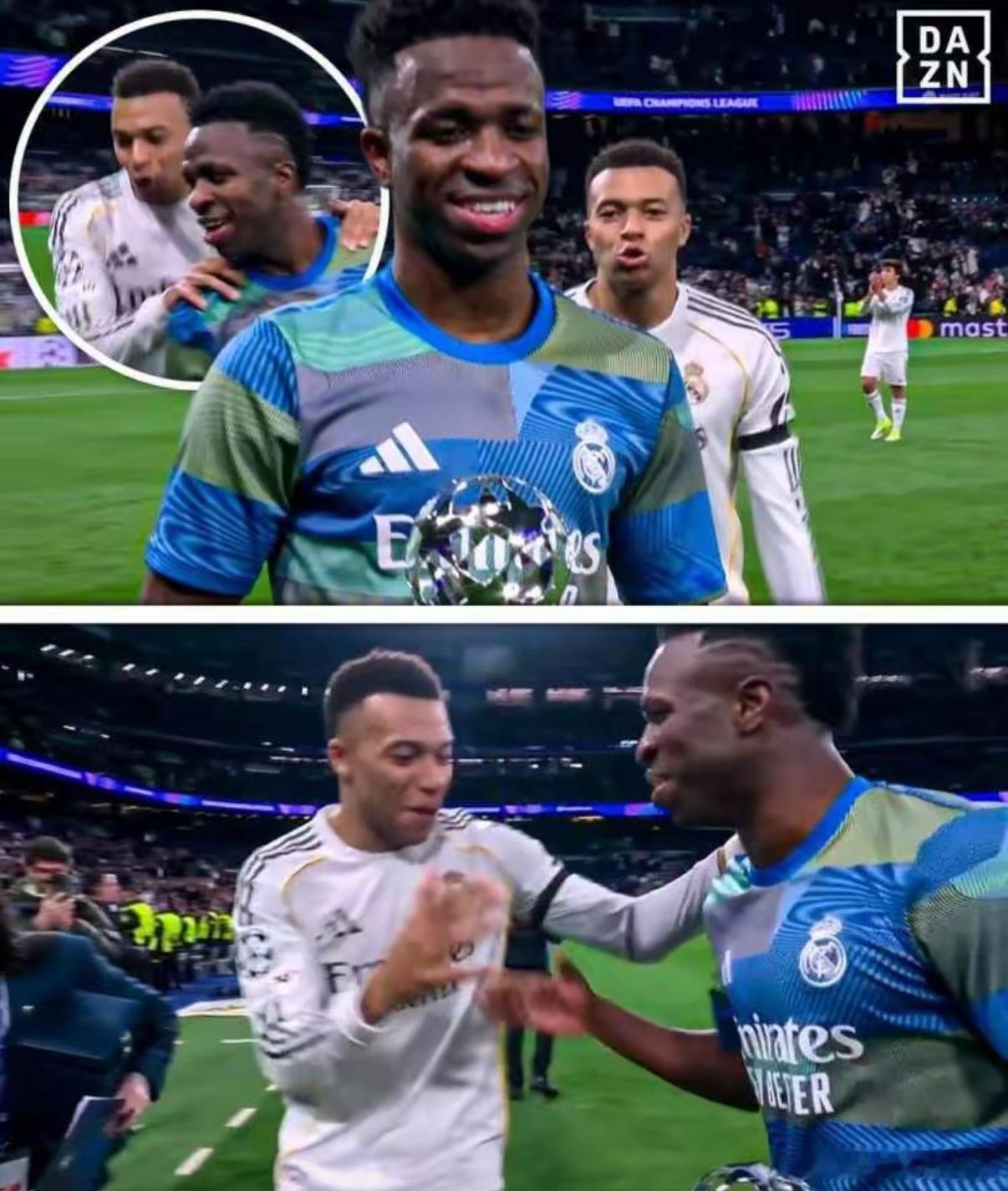 姆巴佩的情商真的太高了，哄着维尼修斯踢球这一招，简直可以入选各大豪门更衣室管理的