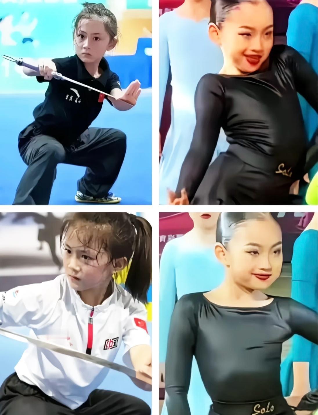 一个练中国武术眼神亮又坚定，一个跳拉丁被说眼神迷离，这哪是选兴趣班，分明是教育方