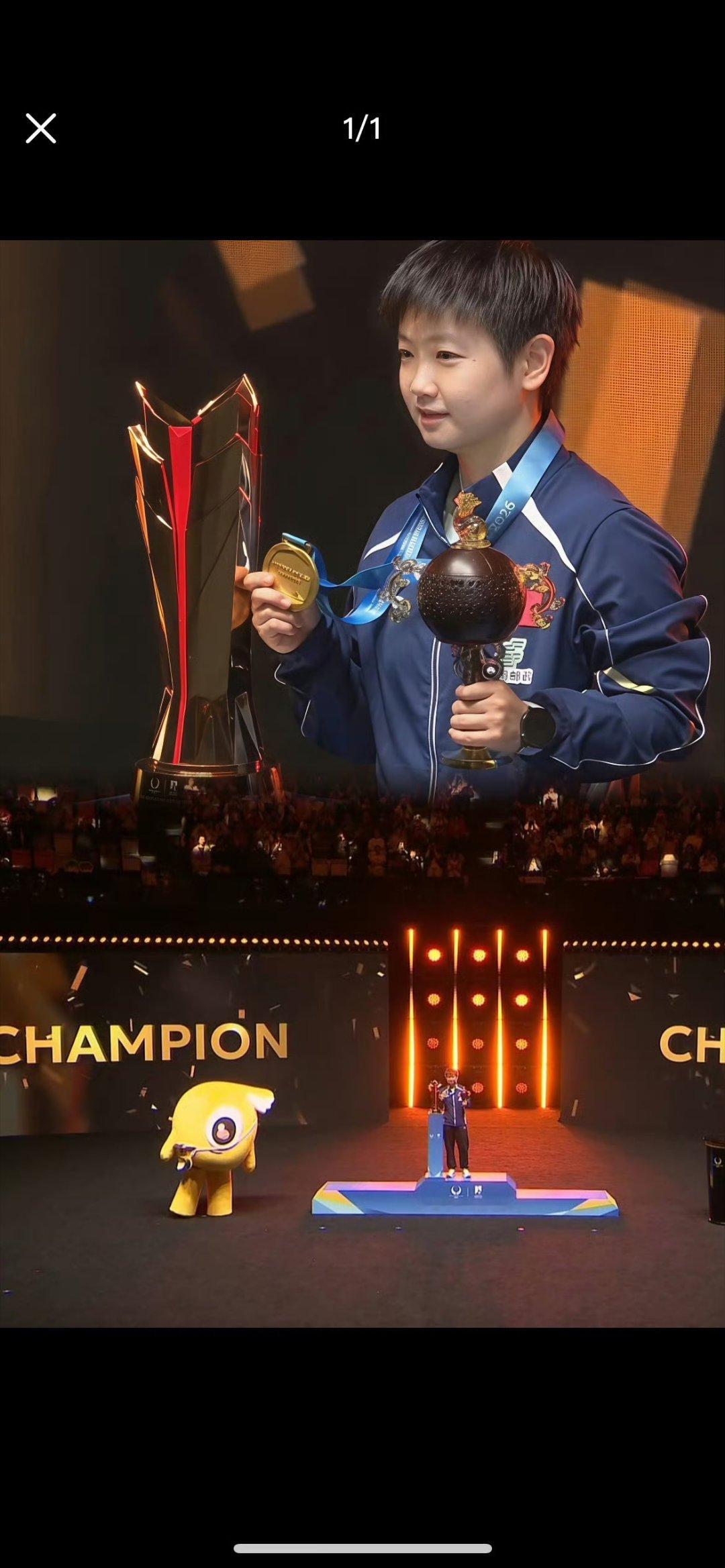 孙颖莎 完全美貌啊 