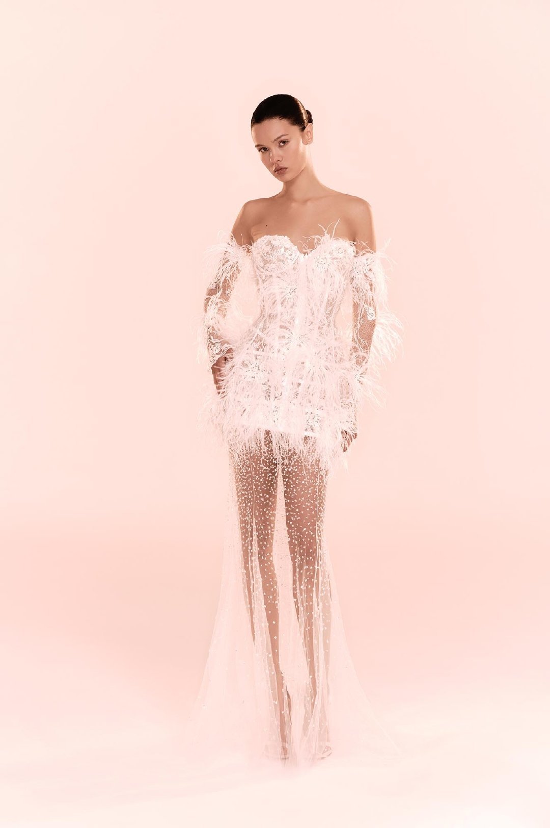 杨幂 × 今日宝家洁品牌直播 Look，身穿 Zuhair Murad 2026