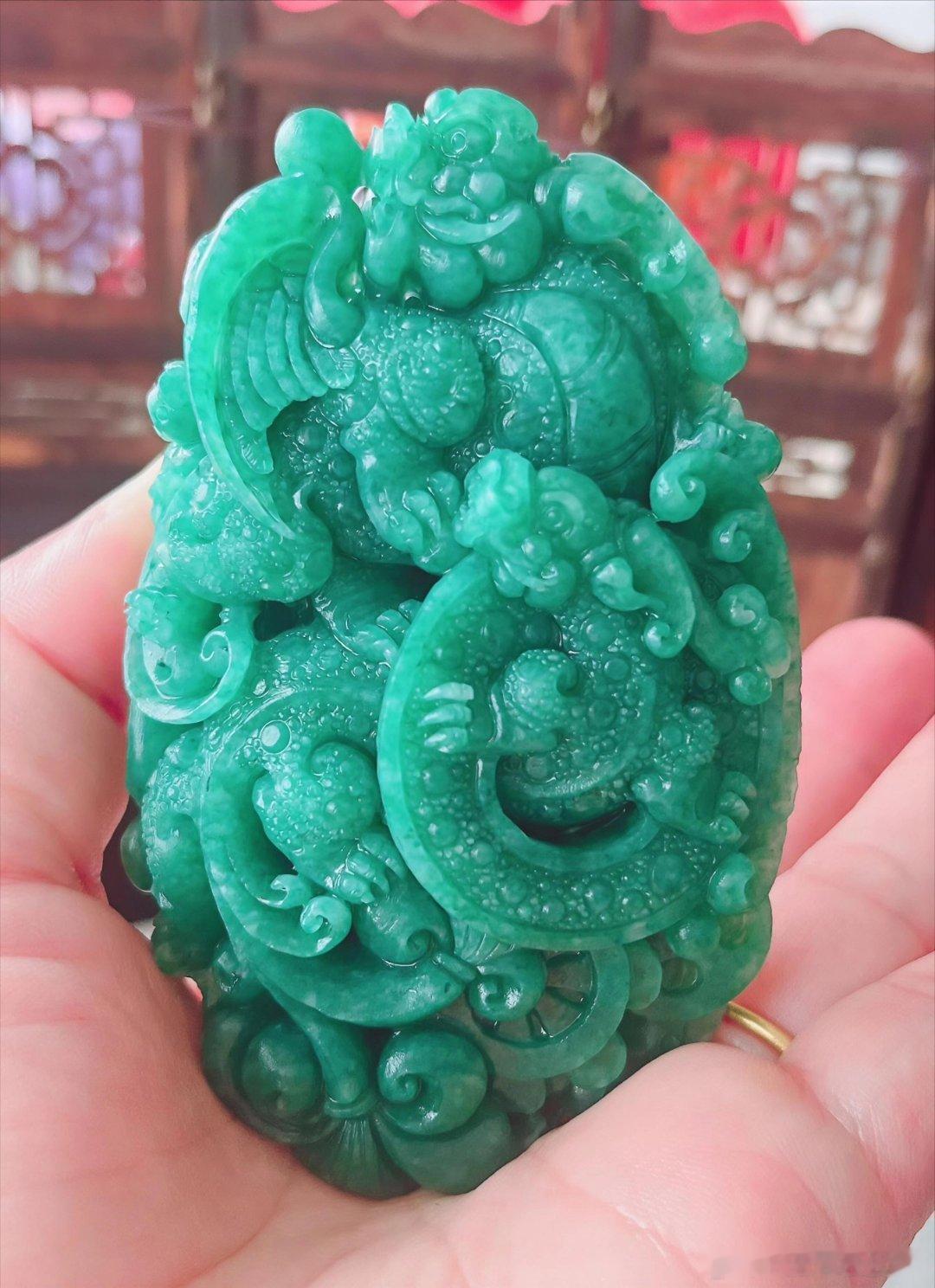 【家乡独玉】四大名玉之一独山玉玉缘玉器精美私珍，与师友们分享，一手货源，雕刻师直
