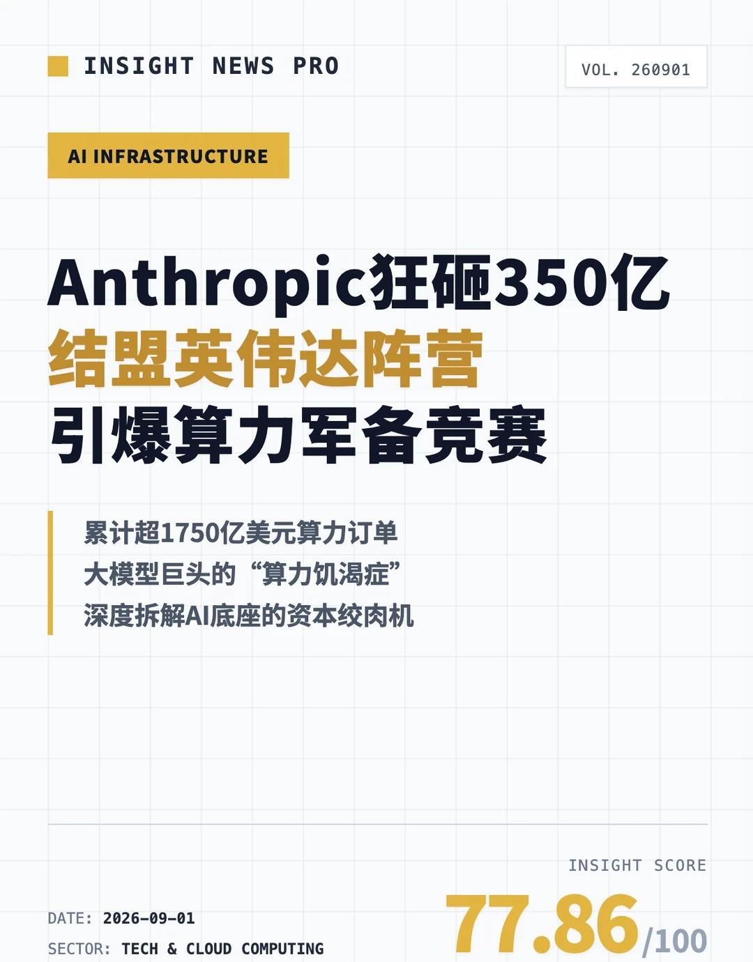 🔥 Anthropic狂砸350亿绑定英伟达阵营
刚刚，AI大模型巨头Anth