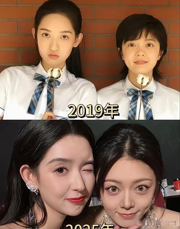 赵今麦和王玉雯果然都在偷偷长大。
赵今麦虽然比王玉雯作品多，但是如今王玉雯更受关