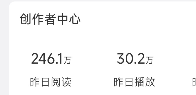 好久没看到的数字