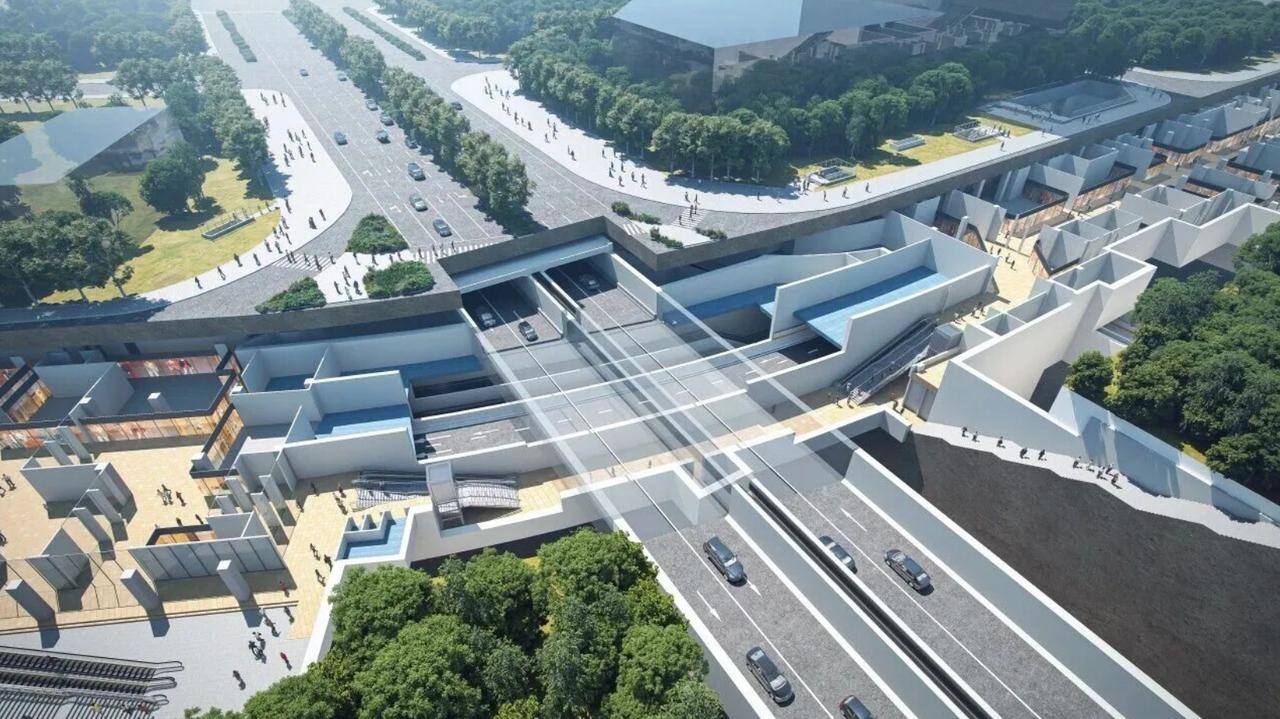 【横沥地下空间总进度已超70%！】据中交二航局消息：横沥地下空间项目自开工以来，