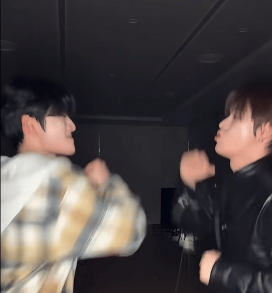 不懂驶拍这种东西的意义 还以为两个人在比赛用下巴锄地 