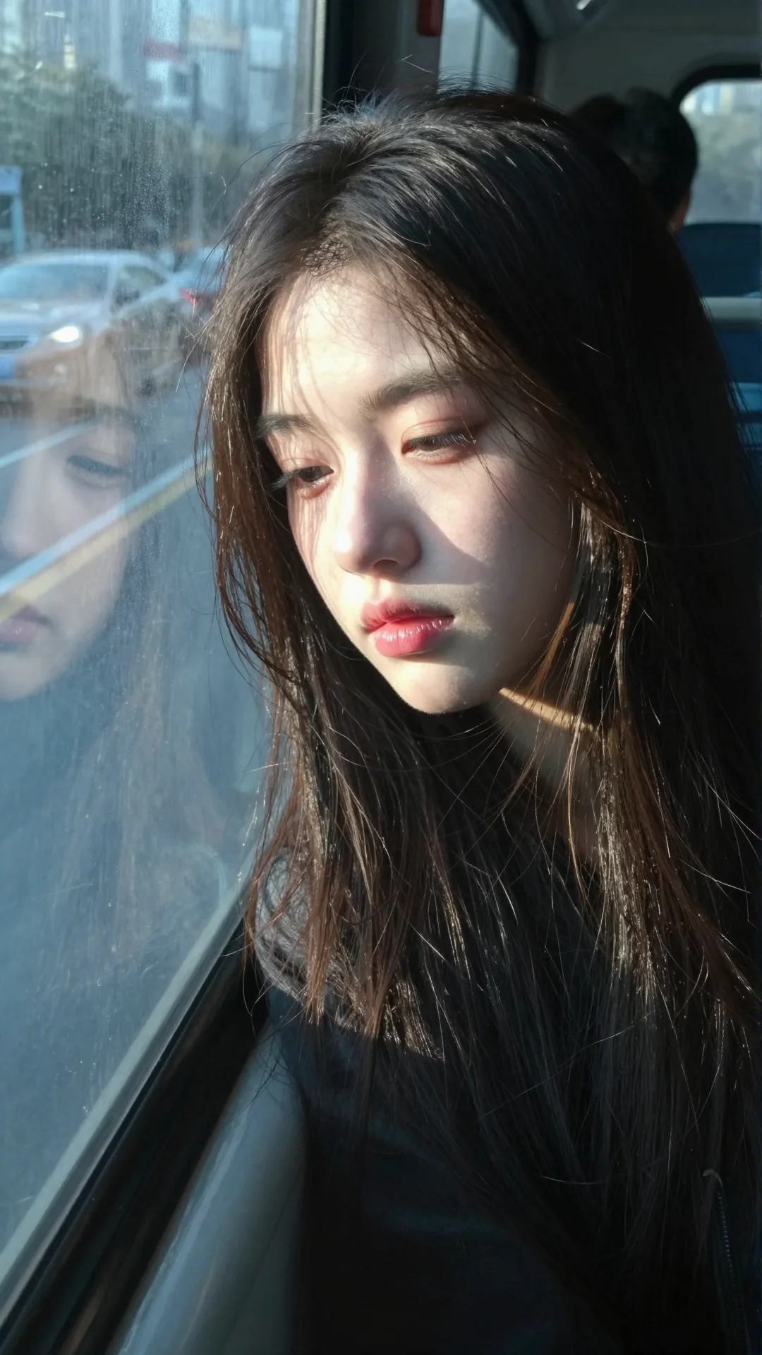 当你坐在车里，阳光洒在脸上……