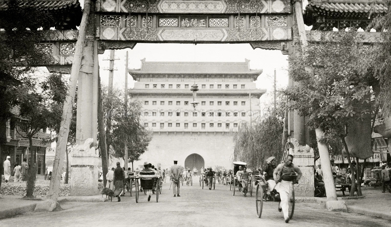 前门大街 五牌楼 箭楼 ​​​