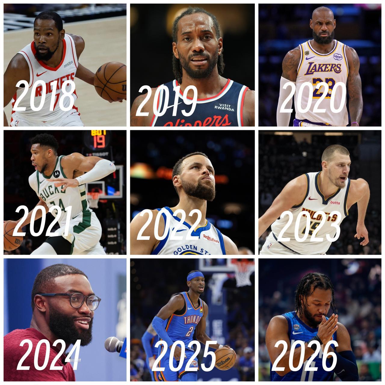 历史少见！9位现役FMVP，詹姆斯等3人休赛期换队，库里等3人一人一城

✅现役
